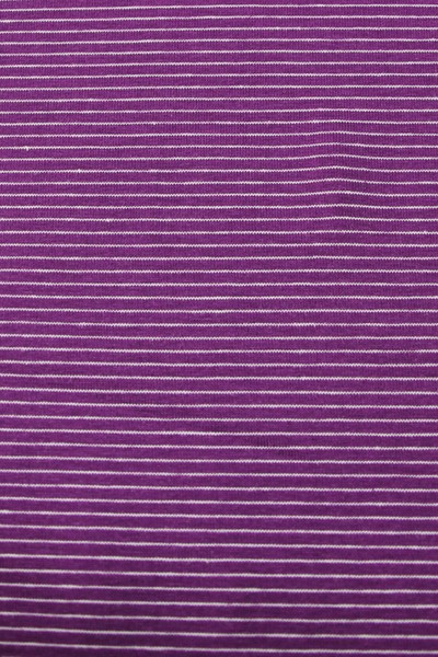  Purple & White Pinstriped Cotton Lycra Knit