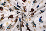 Gears & Feathers Kiwiana Printed Cotton