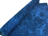 Peacock Blue Crushed Velvet