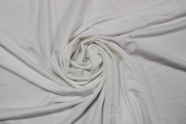 * REMNANT - White French Terry Unbrushed Sweatshirting