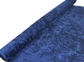 Navy Crushed Velvet