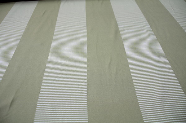 Striped Curtaining - Leaf