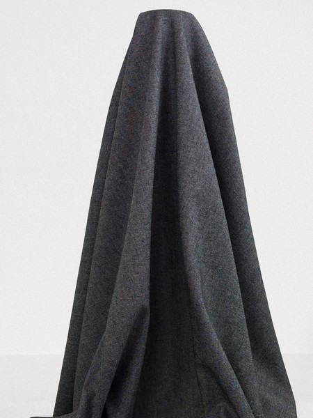 Charcoal Marle Stretch Denim