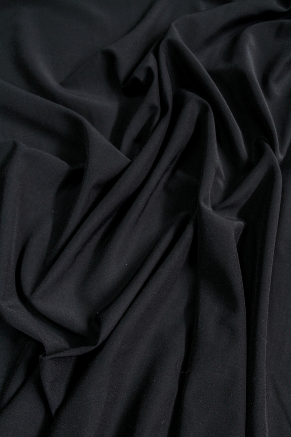 Black Woven Draping Cloth