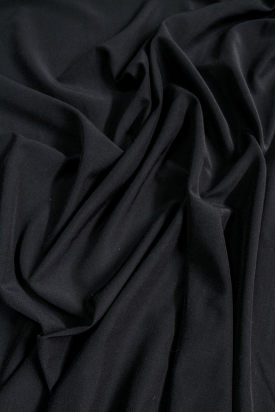 Black Woven Draping Cloth