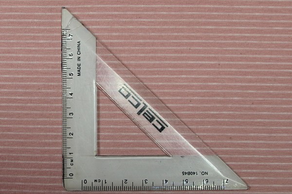 Blush Pink & White Pinstriped Cotton Lycra