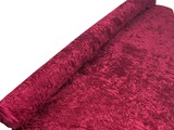Cranberry Red Crushed Velvet