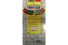 Frosted Acrylic Craft Ruler - 6 x 12 inches