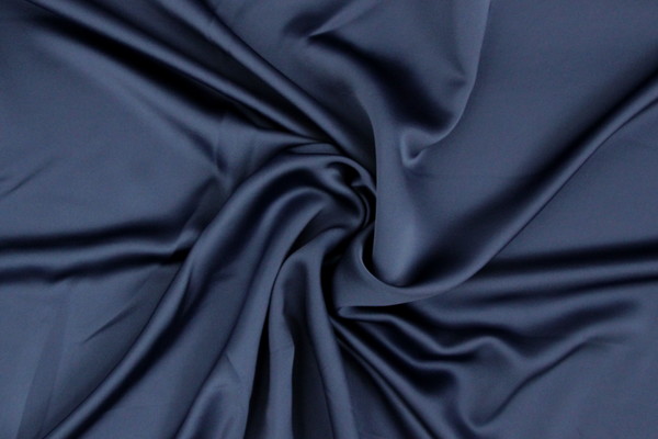Navy Liquid Satin