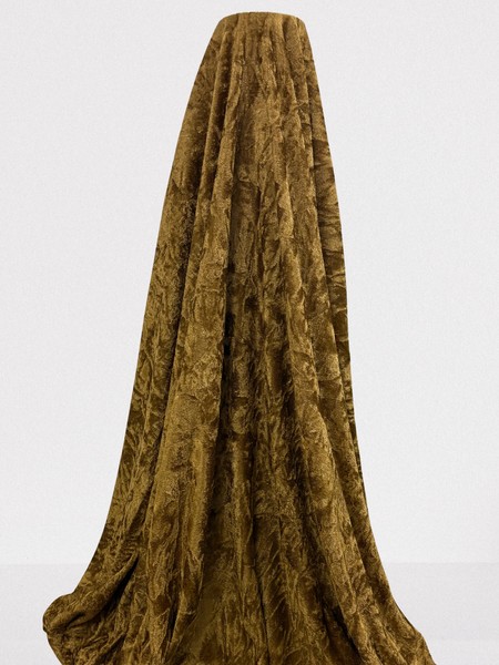 Golden Toffee Crushed Velvet