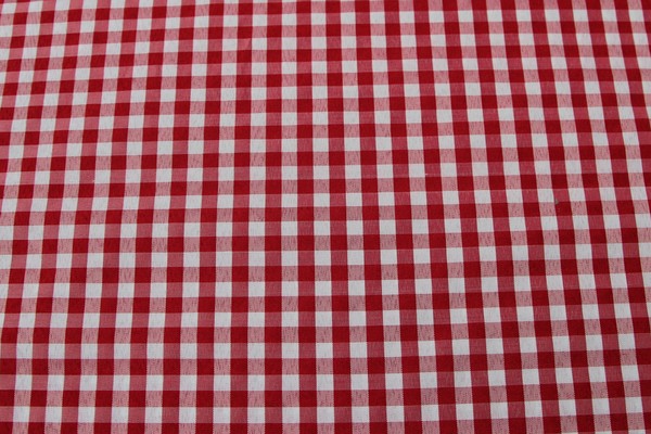 BULK DEAL - 10 metres for $20 - Red & White Gingham Polyester