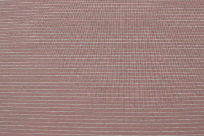 Blush Pink & White Pinstriped Cotton Lycra