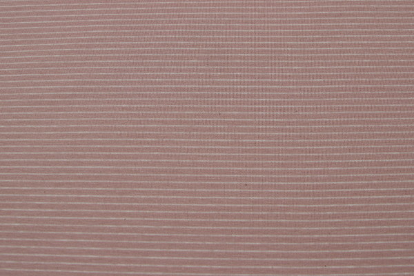 Blush Pink & White Pinstriped Cotton Lycra