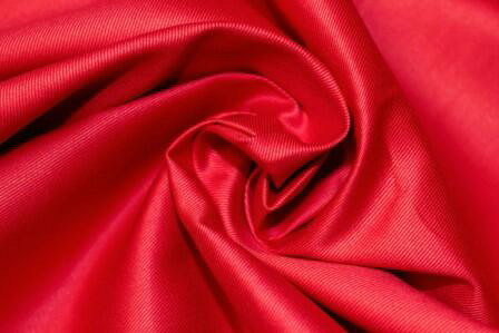 Funky & Functional 100% Cotton Plain Drill - Red