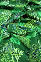 Greens & Blue Island Flora Printed Cotton