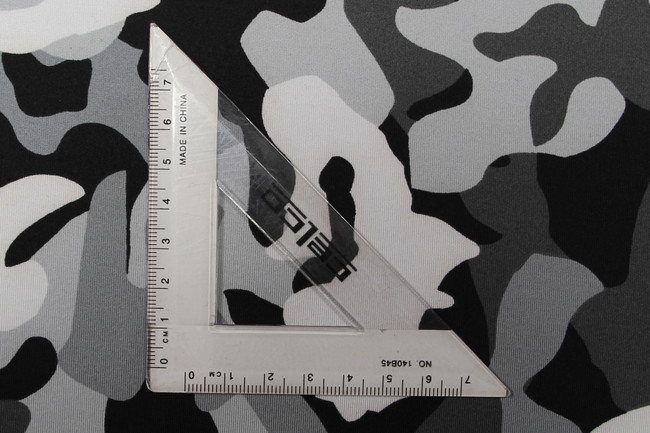 Greyscale Camo Firm Lycra Knit