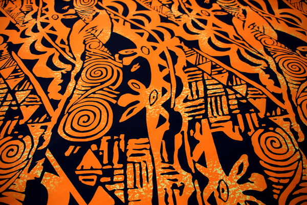 Oranges on Black Pasifika Bengaline