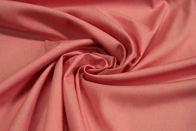 Coral Pink Linen Blend