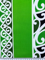 Designs of Aotearoa on Lime Rayon
