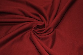 Wine Brushed Sweatshirting