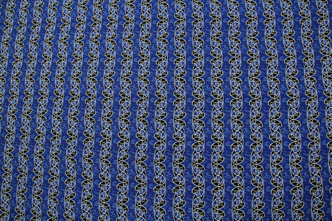 Blue Koru Design Kiwiana Cotton