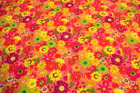 Salmon, Open Eyed Premium Printed Cotton