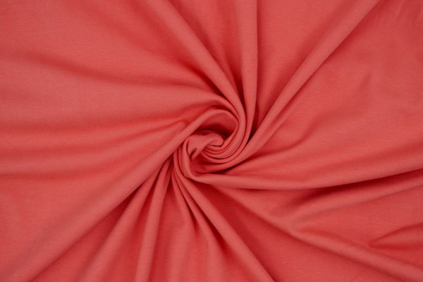 *LAST PIECE* - Coral Organic Cotton Lycra