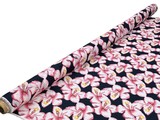 Hibiscus Open Weave Linen Cotton Blend