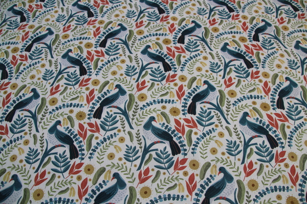 Kereru - Bird Stories Premium Cotton