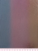 Multi Colour Holograhpic Foil Trilobal Knit