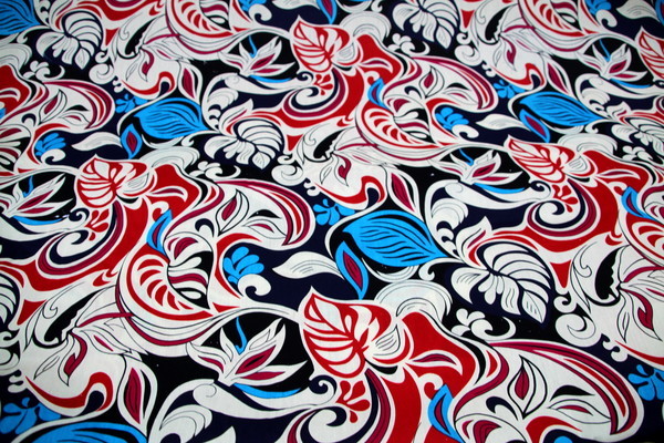 Vibrant Island Printed Cotton