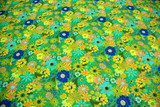 Green, Open Eyed Premium Printed Cotton