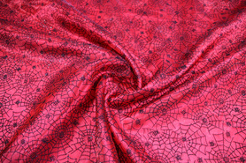 Cobweb Flocked Organza