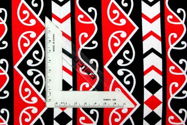 Poraka Columns Kiwiana Printed Cotton