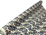 Floral in Blues Printed Bamboo Cotton Blend