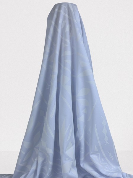 Graphic - White on White Sturdy Stretch Knit