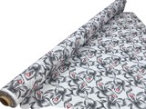 Hibiscus Open Weave Linen Cotton Blend - Grey Tones