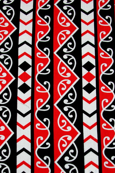 Poraka Columns Kiwiana Printed Cotton
