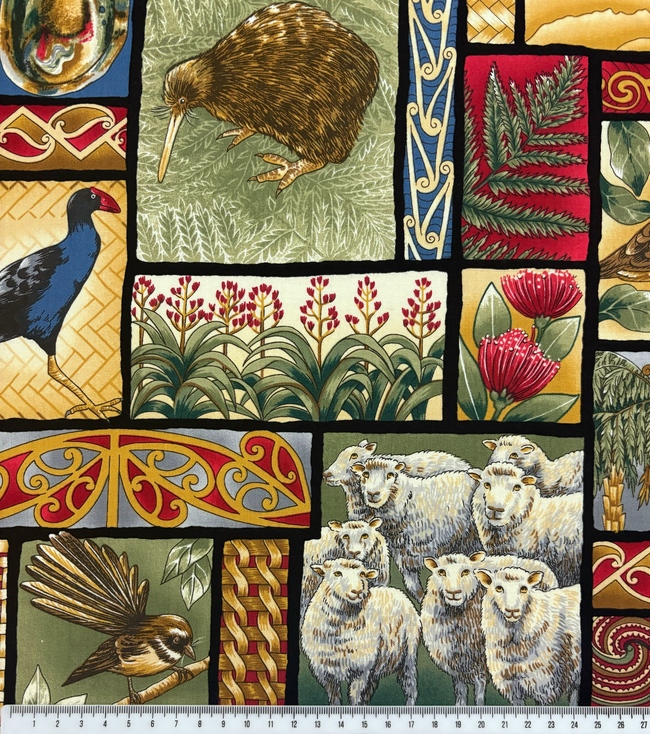 Classic Mainland Kiwiana Cotton