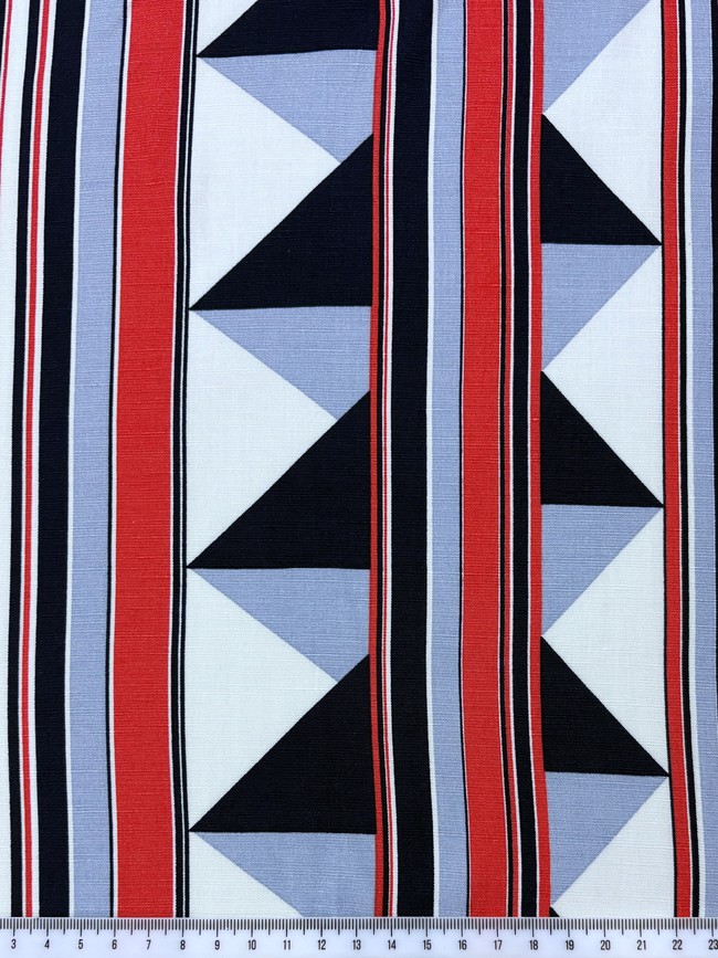 Nautical Stripes Linen Blend