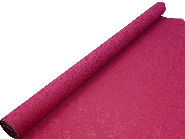 Red Floral Burnout Polycotton