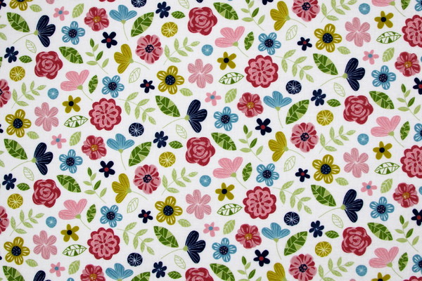 Wildflower Honey Printed Cotton