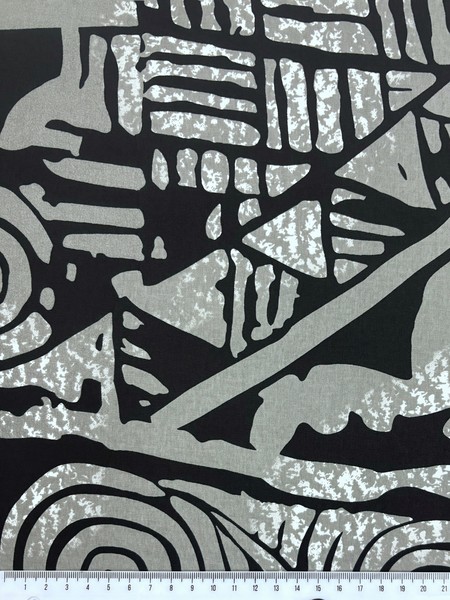 Grey/White on Black Pasifika Bengaline