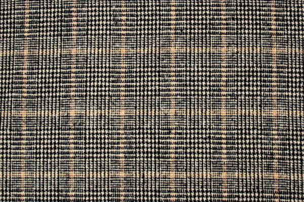 Brown Tones Houndstooth Check Wool Blend