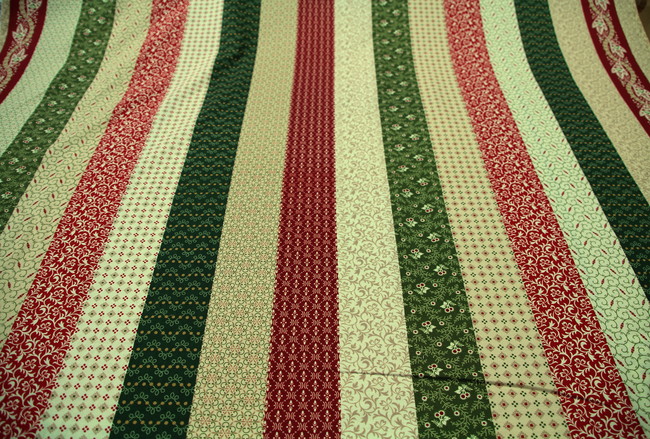 Festive Stripes Christmas Cotton New Image