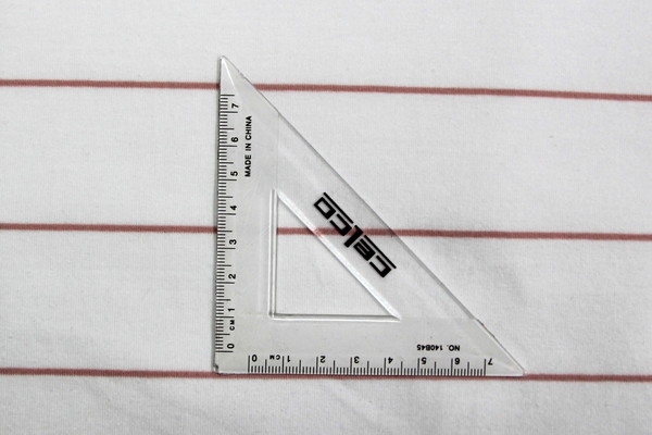 Dusky Pink Stripe on Ivory Cotton Lycra New Image