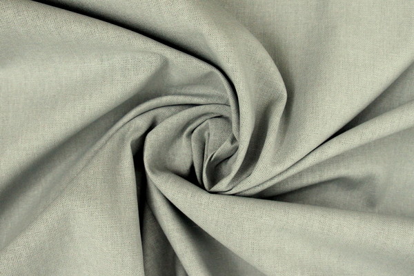 Light Metal Grey Linen/Cotton Blend