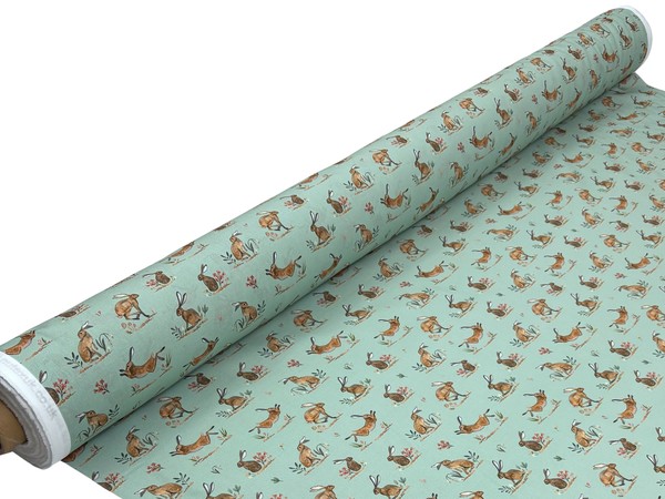 In the Forest - Hares Premium Cotton