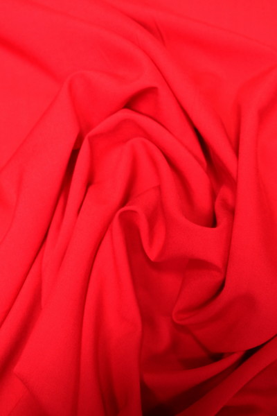 Deep Red Plain Rayon