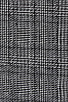 Black & White Mini Houndstooth Check Wool Blend